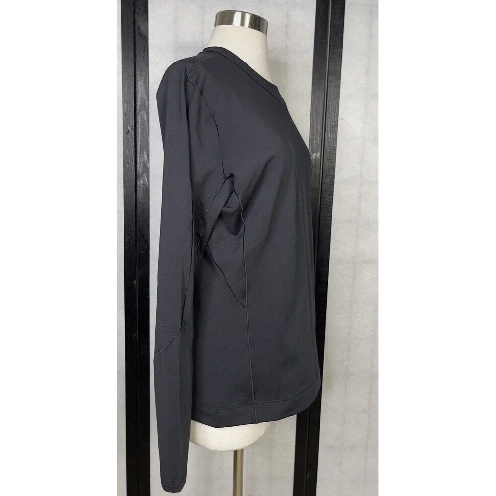 Arc'teryx Rho Merino Women's Size L Black Long Sleeve Crew Polyester - Picture 4 of 9
